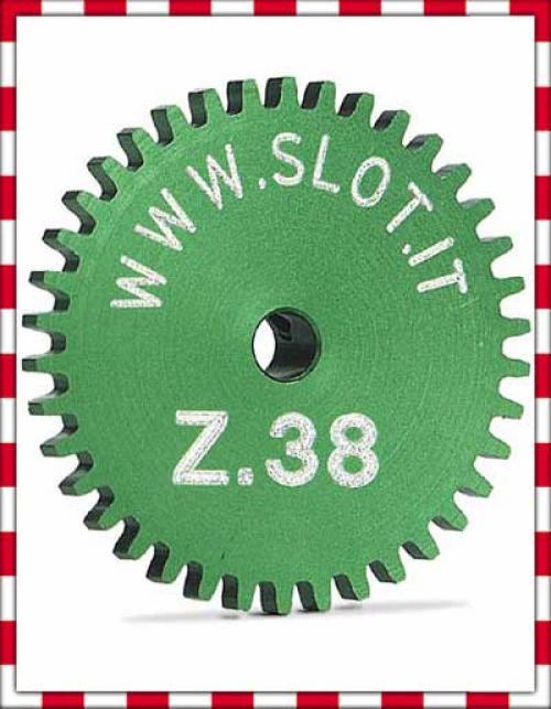 SLOT IT Spurzahnrad-SW 38  grn 19 mm